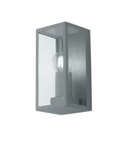 Compra Adesso Applique "mondrian" in metallo argento, 11x11x23 cm